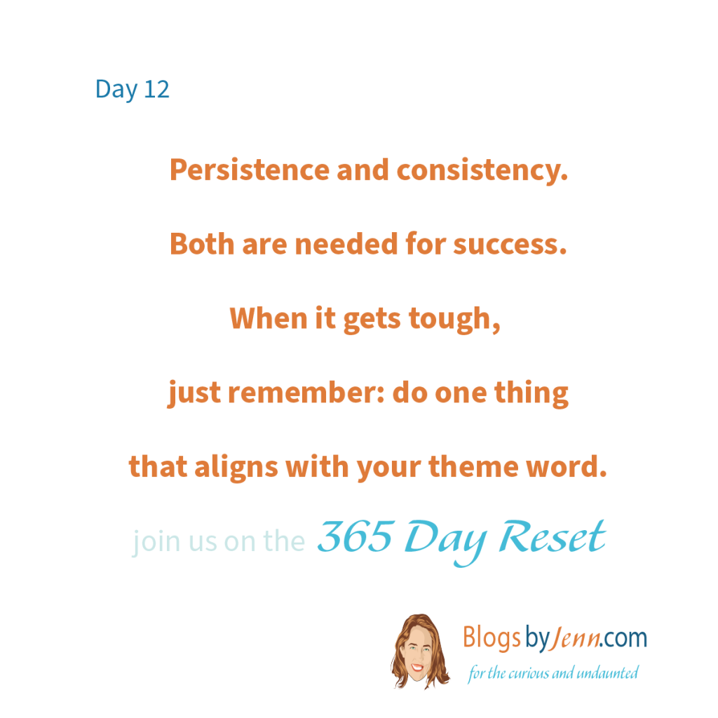 365 Day reset Day 12