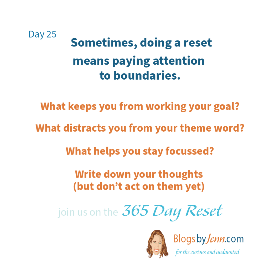 365 Day Reset: Day 25
