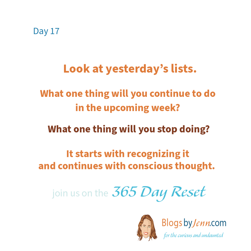 365 Day Reset - Day 17