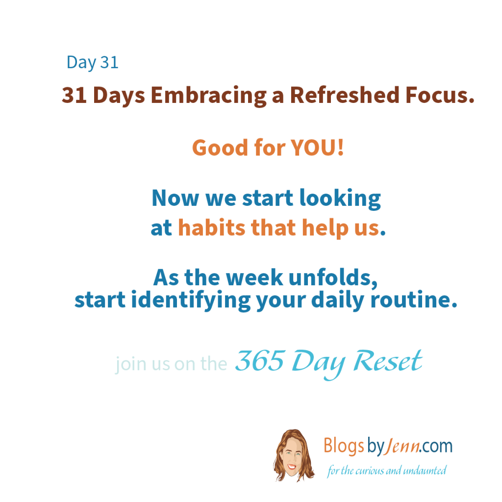 365-Day Reset - Day 31